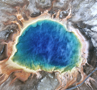 Grand Prismatic Spring - Midway Geyser Basin - Aerial View - Yellowstone National Park - NPS Photo